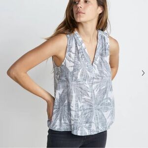 Marine Layer Sheri Tank in Geo Palm Print Size XS